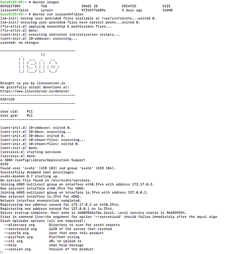 update plex media server command line