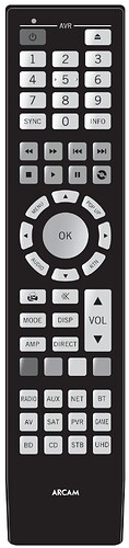 Arcam AVR31 remote